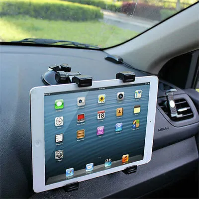 Universal Tablet Holder For Car Windshield Dashboard For IPad / Tablet 7 - 10.5  • $14.49