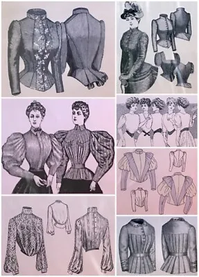 Victorian Edwardian Civil War Bodices Jackets Blouses Dresses Truly Victorian • $10.99