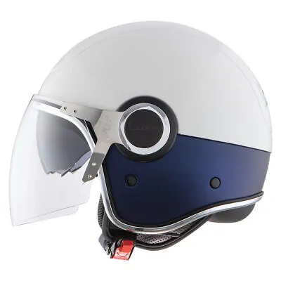 Helmet Jet PIAGGIO VESPA VJ White/Blue • $295.77