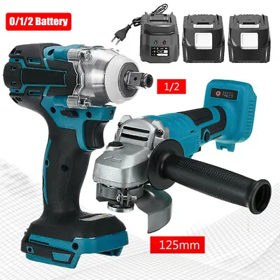 18V 1/2  Brushless Impact Wrench Driver Angle Grinder Li-Ion Battery For Makita • $41.99