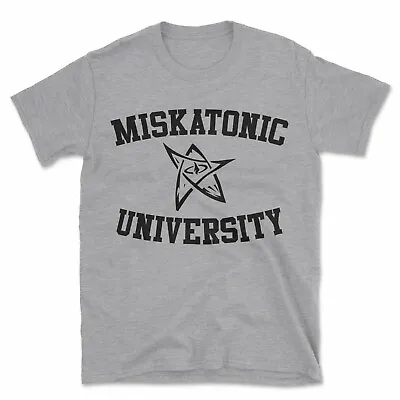 Miskatonic University Elder Sign T Shirt | Lovecraft Horror Cthulhu Mythos Geek • $15.09