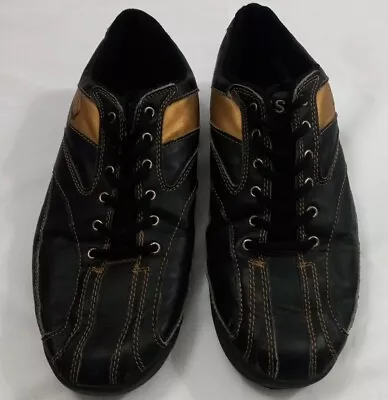 BSI Men's Bowling Shoes Black Gold Size 9 • $34.47