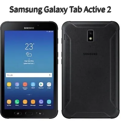 Samsung Galaxy Tab Active 2 T395 BLACK 16GB 8.0  (Wi-Fi + 4G ) Unlocked • £69.99