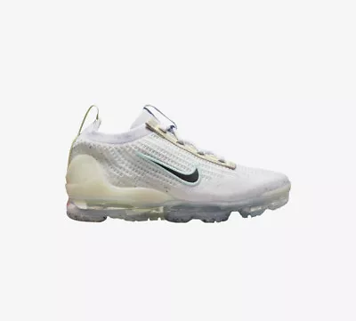 Nike Air VaporMax 2021 FK  White/Black/Lt Madder Root/Light Marine  Grade School • $69