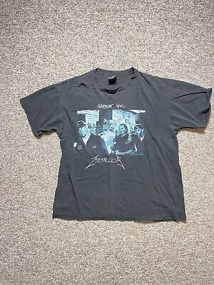 Vintage 1998 90s Metallica Garage Inc. Concert Tour Band Men Size XL Tee Shirt • $99.99