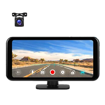 Touch Screen Dash Cam Car DVR Video Recorder Carplay Android Auto BT Dual Camera • £111.47