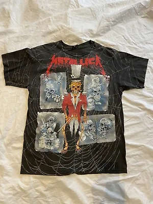 Metallica Vintage Ringmaster Pushead AOP XL ORIGINAL ACME Riot In Montreal 1992 • $1200