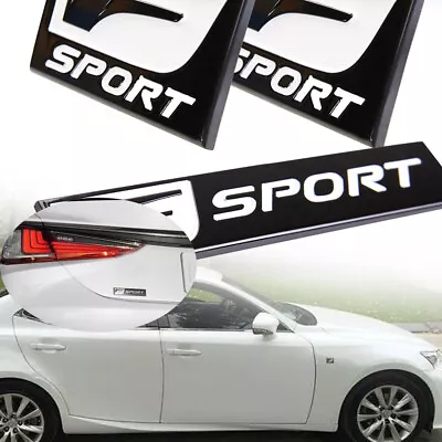 $14.89 • Buy 3Pcs Trunk Fender Side Bumper Roof Badge For GS IS-F RC IS250 350 F-Sport Emblem