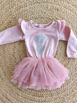 Rock Your Baby Circus Tutu Long Sleeve Dress 0 6-12 Months Kid RYB RYK Winter • $19