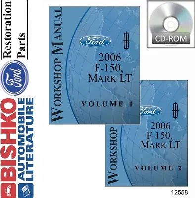 2006 Ford F-150 Lincoln Mark LT Shop Service Repair Manual CD Engine Drivetrain • $44.99