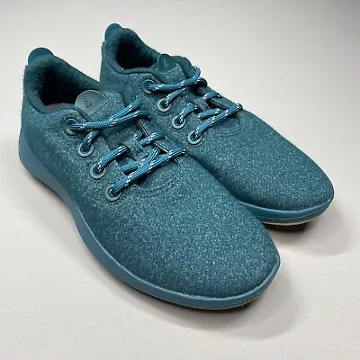 NEW Allbirds Dark Green Merino Wool Runner Mizzle Woven Shoes Womens 9 Outdoor • $49.99