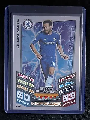Juan Mata Match Attax 2012/13 2013 Star Player Chelsea • £2.15