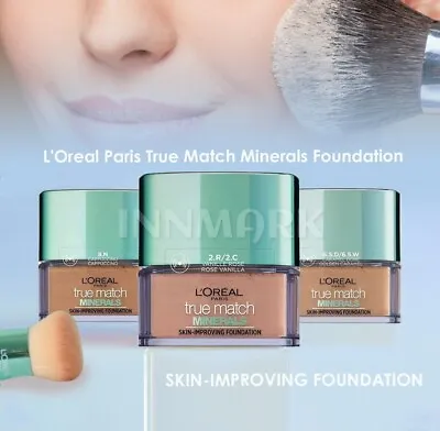 L'OREAL True Match Minerals Foundation Lightweight Loose Powder 10g Assorted • £4.99