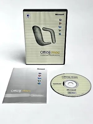 Microsoft Office Mac Student And Teacher Edition 2004 Word Powerpoint Excel • $14