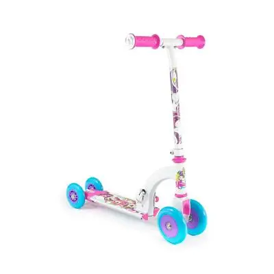 Unicorn My First Scooter Kids Toddler Infant Push Folding Converts 4 To 2 Wheels • £25.49