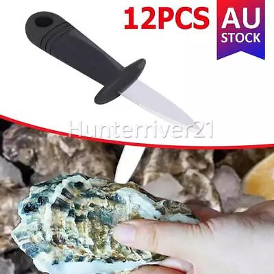 12 PCS Oyster Shucking Knife Clam Shellfish Seafood Opener Tool Shucker Knives • $16.50
