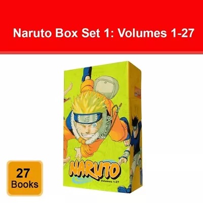 Naruto Box Set 1 : Naruto Volumes 1-27 Books Collection Set By Masashi Kishimoto • £96.99