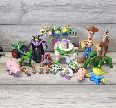 £19.99 • Buy Toy Story Figures Bundle Disney Pixar Woody Buzz Zurg Hamm Rex Bullseye RC 25+