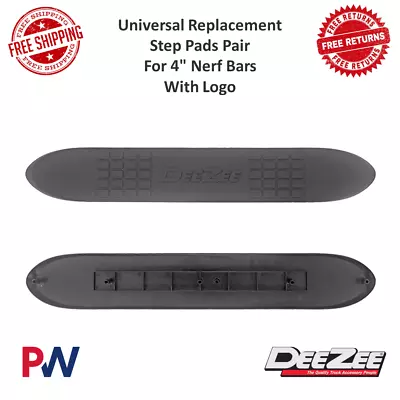 Dee Zee Universal Custom-Fit Replacement Step Pads Pair For 4  Nerf Bars W/ Logo • $66.57