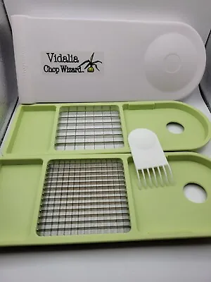 Vidalia Chop Wizard Components (VOWR-2) Set Of Two Blades Lid And Cleaning Tool • $19.50