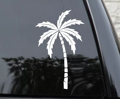 Palm Tree  Sticker Decal  Ocean Beach Holiday Car Window Wall • $14.99