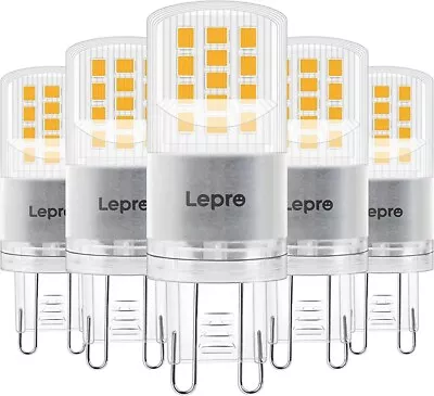 Lepro G9 LED Bulbs 3.8W Warm White 2700K 470lm Pack Of 5 • $10.09