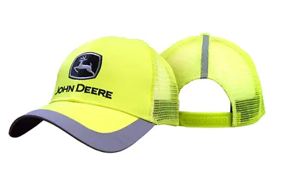 £21.50 • Buy Genuine John Deere Yellow Hi Vis Baseball Cap Hat Shooting - MC13080243YW