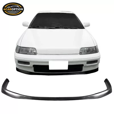 Fits 90-91 Honda Civic 3Dr HB 4Dr JDM Style Front Bumper Lip Spoiler Splitter PU • $69.99