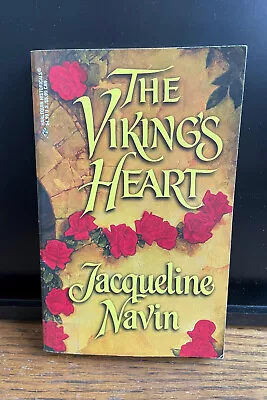 THE VIKING'S HEART Jacqueline Navin 1st Ed Paperback Viking Historical Romance • $10