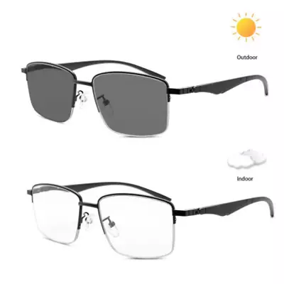 Photochromic Progressive Multifocal Reading Glasses Sunglasses For Women Mens • $10.01