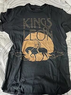 Kings Of Leon Black Rare Concert T Shirt Size XL Super Soft • $44.99