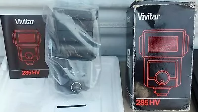 New Vivitar 285 HV Zoom Thyristor Electronic Flash.In Box.📷📸 • $27