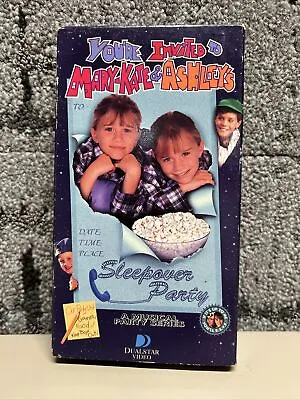 Mary-Kate /Ashley Olsen - Youre Invited To Mary-Kate/Ashleys Sleepover Party VHS • $4.19