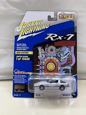 Johnny Lightning White Lightning Classic Gold 1981 Mazda Rx-7 Release # 4 White • $39.50