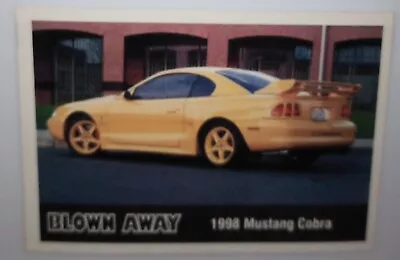 1998 Mustang Cobra 1999 Flash Cards Trading Cards • $15