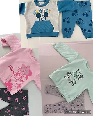 New Baby Boys & Girls Disney 2 Pc Outfit. Mickey Minnie & Winnie The Pooh • $22.99