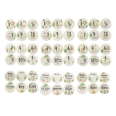 Baby Cards Hello-World Sign Wood Discs • $19.14