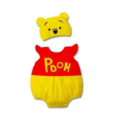 Baby Boys Girl 2 Pieces Winnie The Pooh Romper One Piece Outfit Costume 0-2Yrs • $18.95