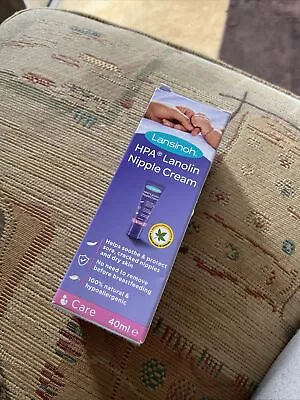 Lansinoh HPA Lanolin Nipple Cream For Sore Nipple & Cracked Skin • £8