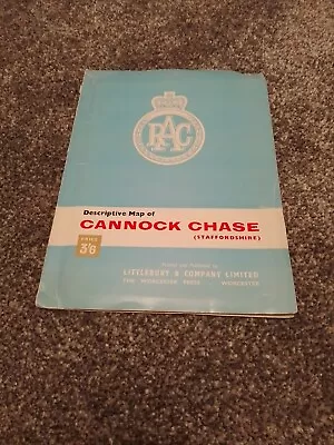Staffordshire Interest Map:RAC - Descriptive Map Of Cannock Chase(Staffordshire) • £15.99