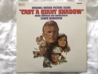 £25 • Buy “CAST A GIANT SHADOW” OST 1966 LP ELMER BERNSTEIN LAMINATED FLIPBACK A1 / B1 Ex