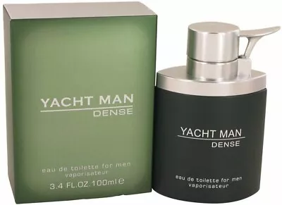 YACHT MAN DENSE By Myrurgia Cologne EDT 3.3 / 3.4 Oz New In Box • $9.20