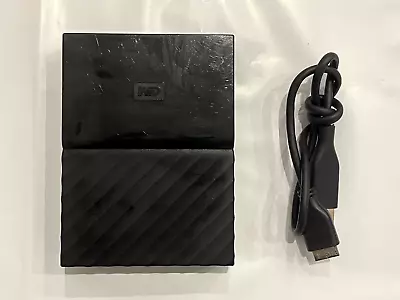 WD My Passport 2TB External USB 3.0 Portable Hard Drive Black WDBYNN0010BBK-0B • $49.99