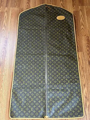 Louis Vuitton 49  Long Garment Bag Double Sided Monogram Canvas Travel Luggage • $975