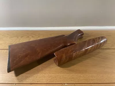 Mossberg 500 20 Gauge Original High Gloss Walnut Wood Stock Set VG • $159.99