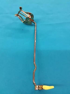 Apm ~ Lacquered Brass Marching Trombone Lyre ~ New • $10