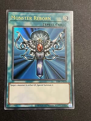 Monster Reborn Ultra Rare Super Rare | LOB-EN118 | Yu-Gi-Oh! 25th Anniversary • £15