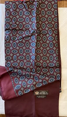 Vintage Paoli Gucci Silk And Wool Men’s Cravat Scarf • $21.95