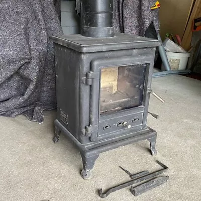 FIREFOX 5 CB WOOD BURNER / STOVE Complete With FLU • £120