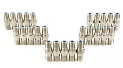 25 PACK Female 3GHz F81 Barrel Connectors FITS ALL COAX CABLES Wire RG6 F Splice • $13.85